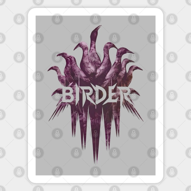 Birder - Bird Watching Graphic Magnet by Ravenglow